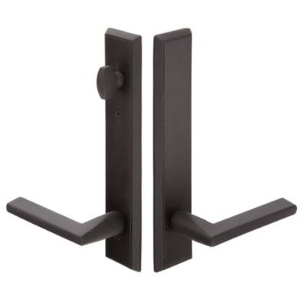 Rectangular 10 inch Keyed Multi Point Lock Trim W24871