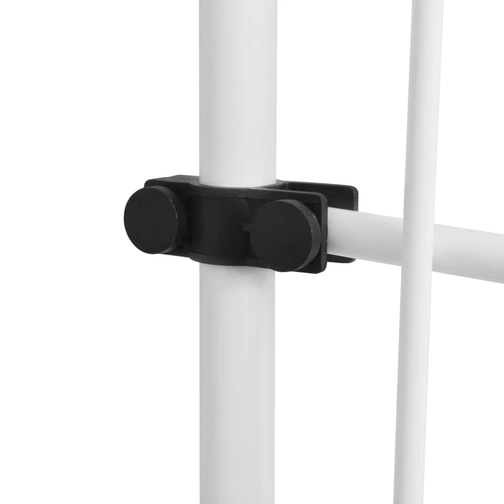 Cream White Retractable Window Awning Canopy with Crank Handle U970189