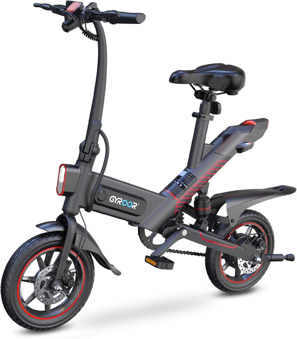 Electric Bike with 14in Air-Filled Tires, Dual Disc Braking, 3 Riding Modes U6047