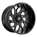 Gloss Black Milled 24x14 8x170 -75mm T3422