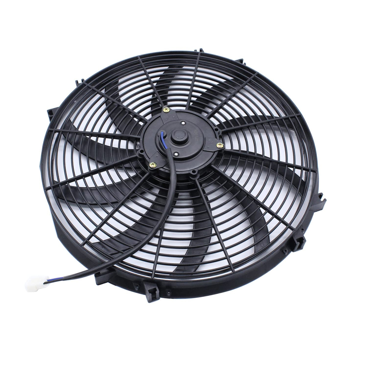 16" 12V Universal Slim Electric Radiator Cooling Fan, Pack of 2 F885729