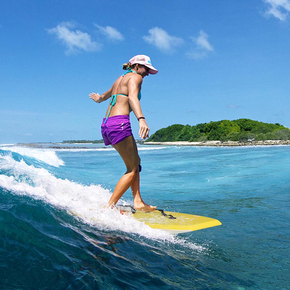 41" Lightweight Bodyboard with EPS Core, XPE Deck, HDPE Slick Bottom, and Wrist Leash X410903