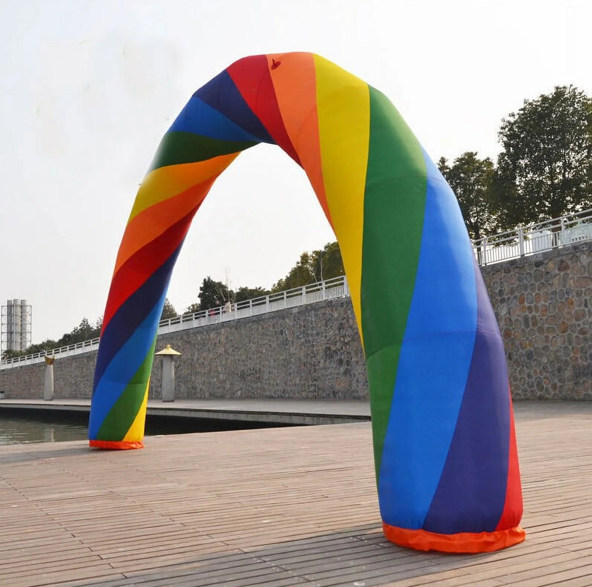 Inflatable Rainbow Advertising Arch with PU Coated (No Blower) O87525
