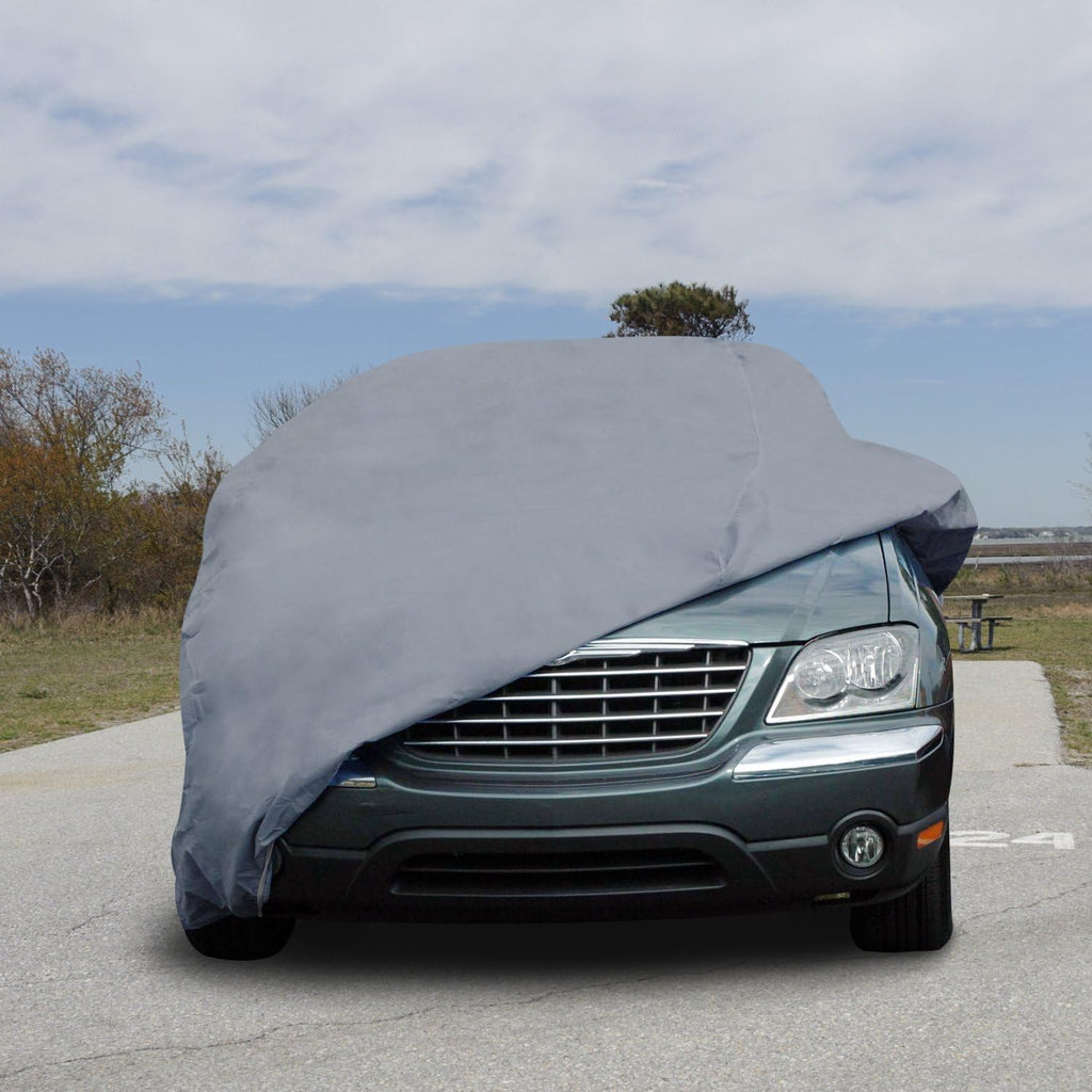 Gray Polypropylene Station Wagon Cover, Pack of 2 K93780
