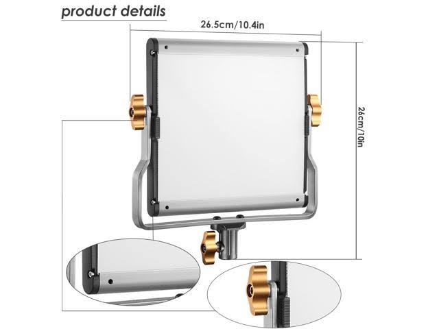 4 Packs Dimmable Bi-Color 480 LED Video Light and Stand Lighting Kit C592