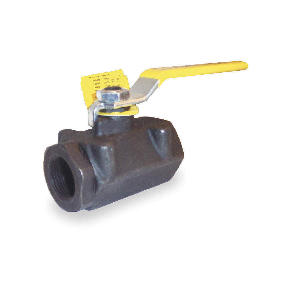 3/4x22 FNPT Carbon Steel Ball Valve Inline H96588