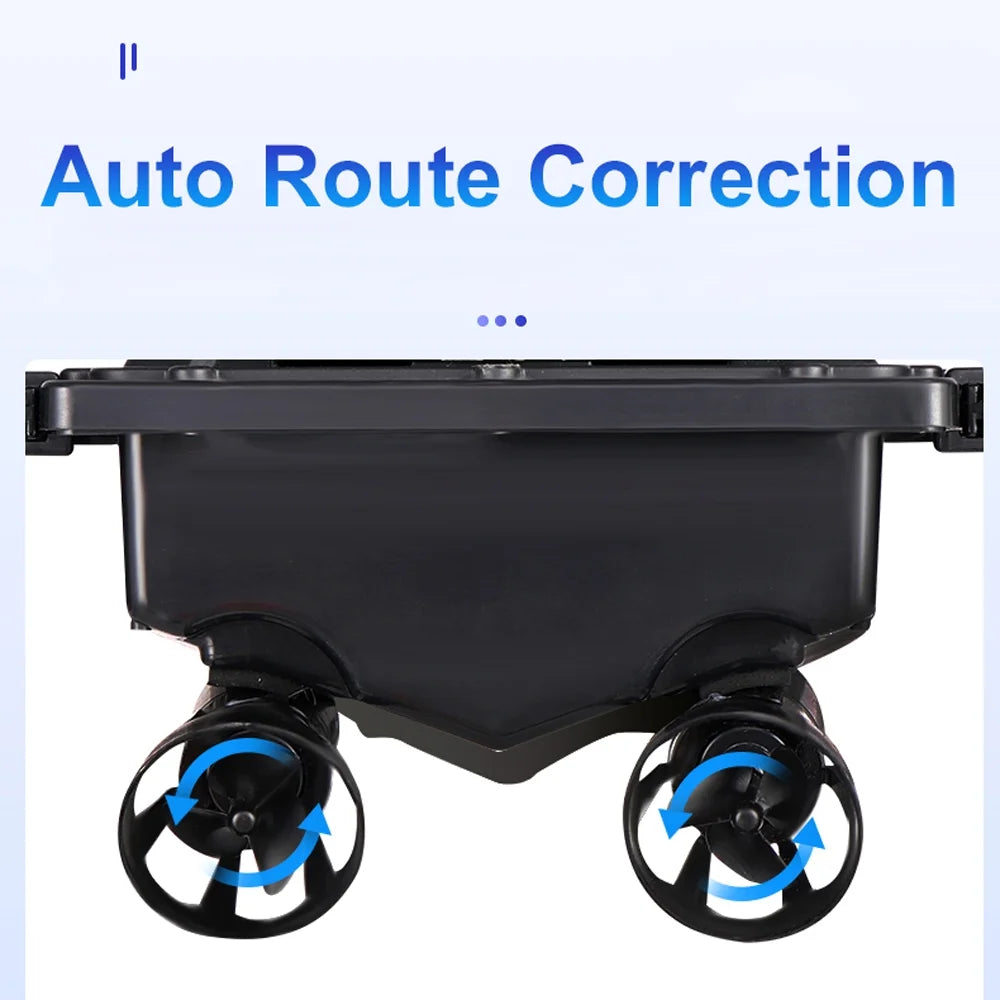 Remote Control Dual Motor Fishing Bait Boat with LED Light C9288