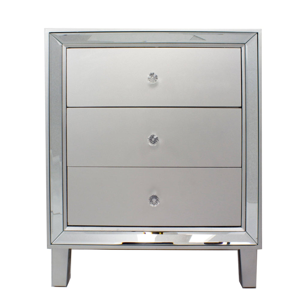 Silver 3-Drawer Accent Cabinet I2825
