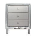 Silver 3-Drawer Accent Cabinet I2825