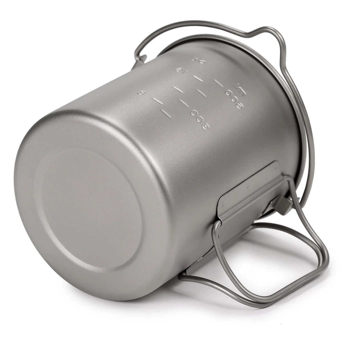 750ml Ultralight Camping Cooking Pot with Lid and Foldable Handle W800299