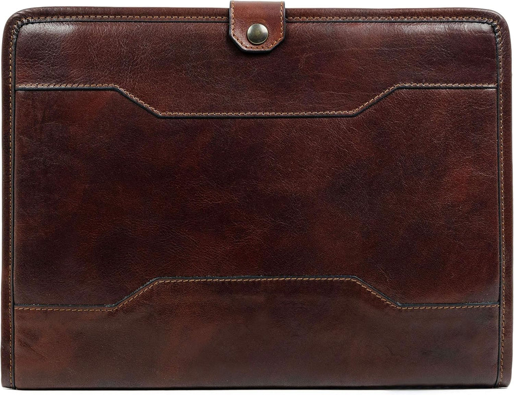 Brown Leather 13 in Laptop Portfolio Organizer Folder H386247