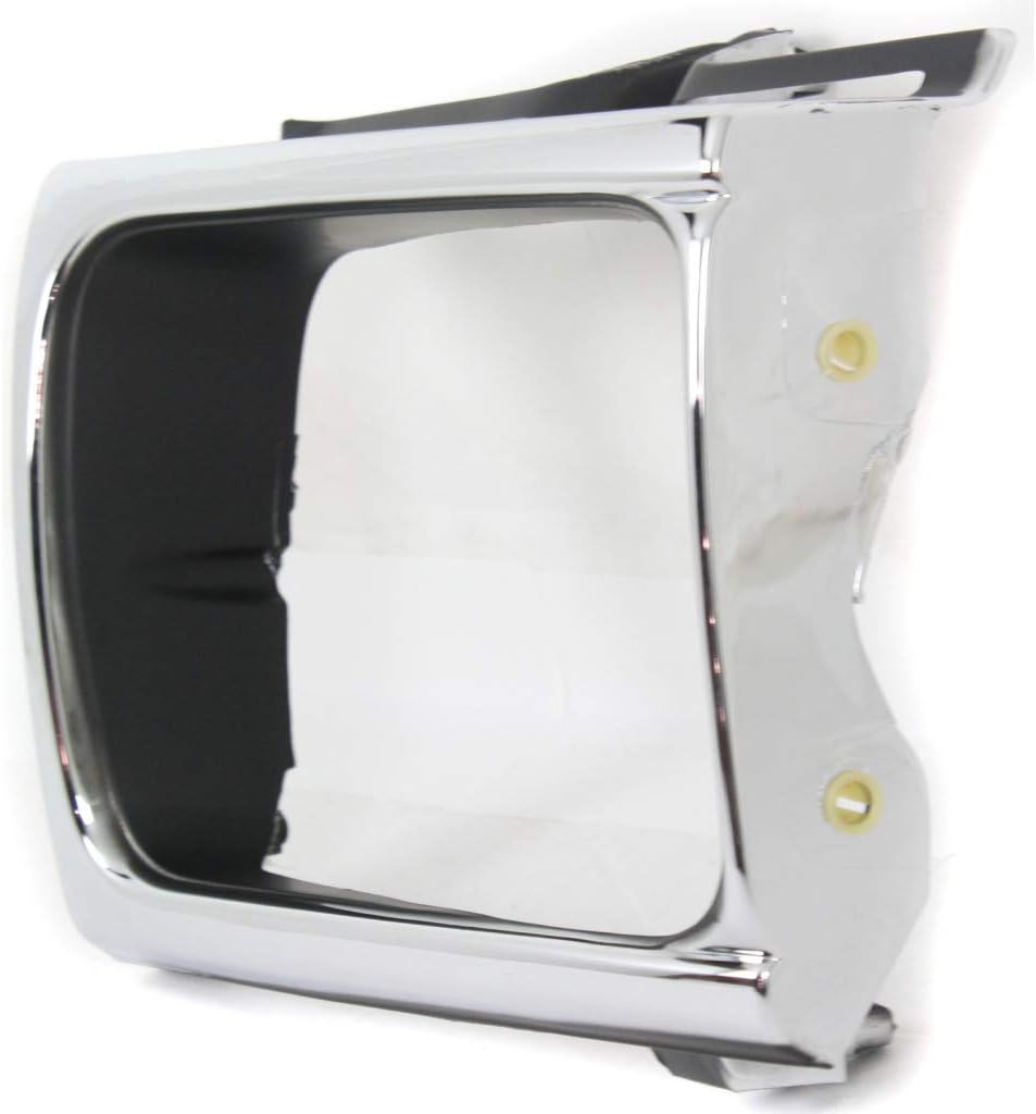 Chrome/Black Headlight Door for Toyota Pickup Passenger Side 4WD Pack of 2 N17661