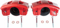 Red Front Brake Caliper Pair Q280470