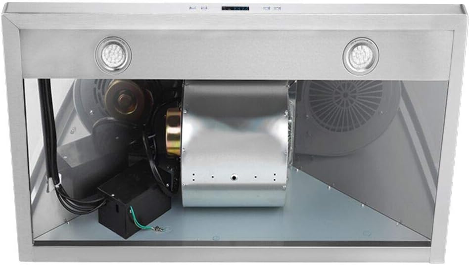 30 Range Hood Wall Mounted Brushed Stainless Steel Vent 900CFM R705281