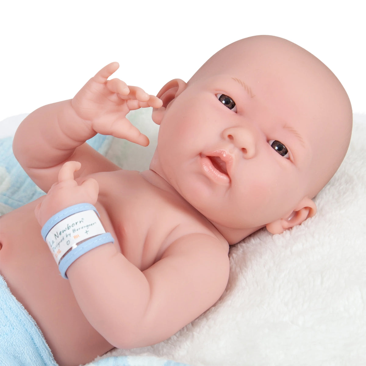 15" All-Vinyl Baby Doll in Blue with Deluxe Accessories G226618