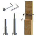 20 Pairs Stainless Steel Cable Railing Hardware Kit for 1/8 Cable M467173