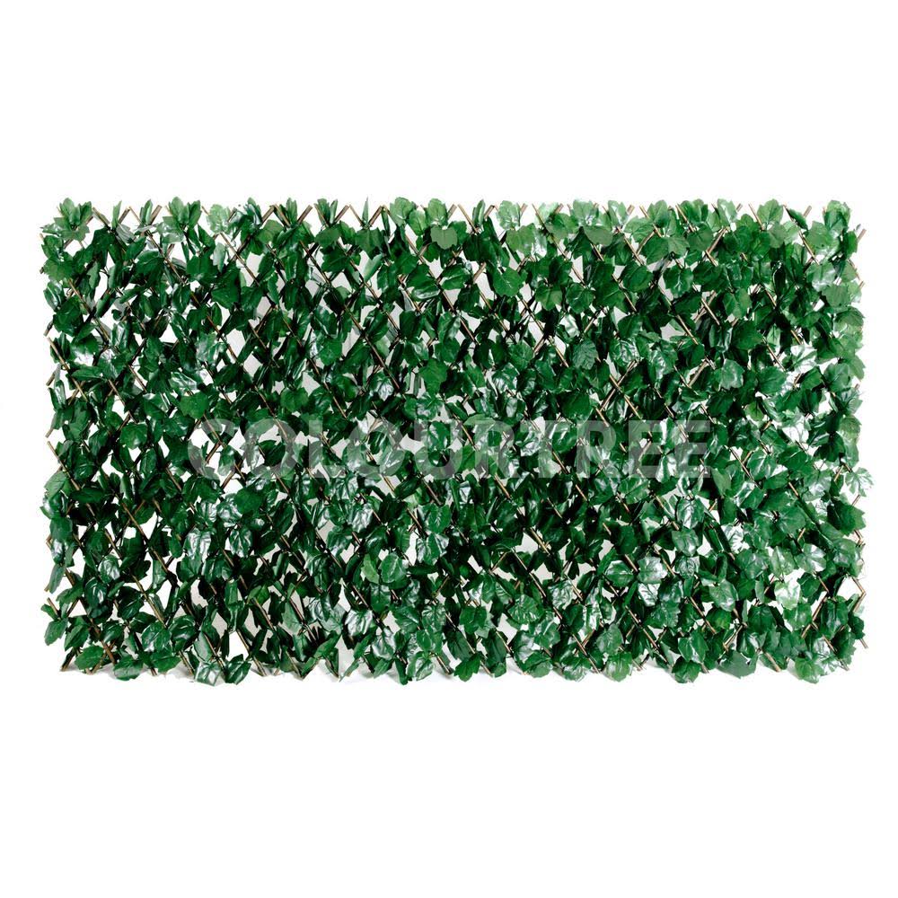 Expandable Double-Sided Ivy Leaf Trellis Privacy Fencing Screen T631500
