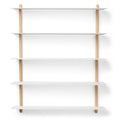 Light Oak White Wall Shelf F565226