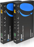 4K HDMI Extender Over Single CAT5e/6/7 Cable with HDR, KVM, CEC, ARC & IR Support, RS-232, Up to 330 Ft, Power Over Cable D81167