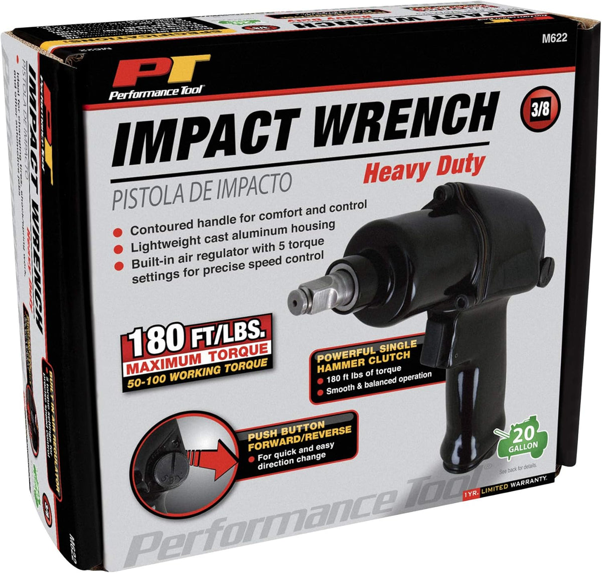 3/8" Drive Pistol Grip Impact Wrench U682