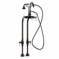 Oil Rubbed Freestanding Clawfoot Tub Faucet with Hand Held Shower J461