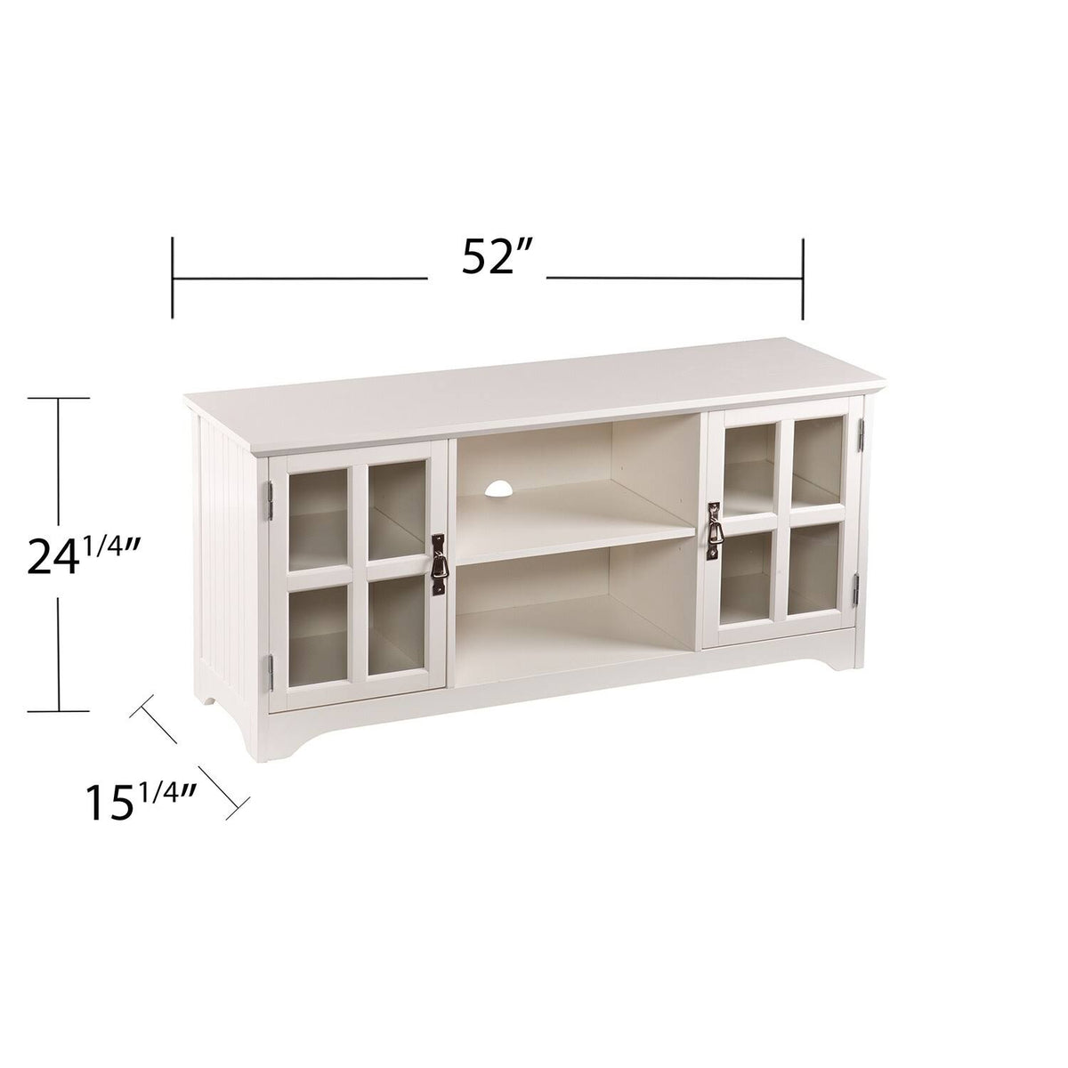 White Media Stand J804242