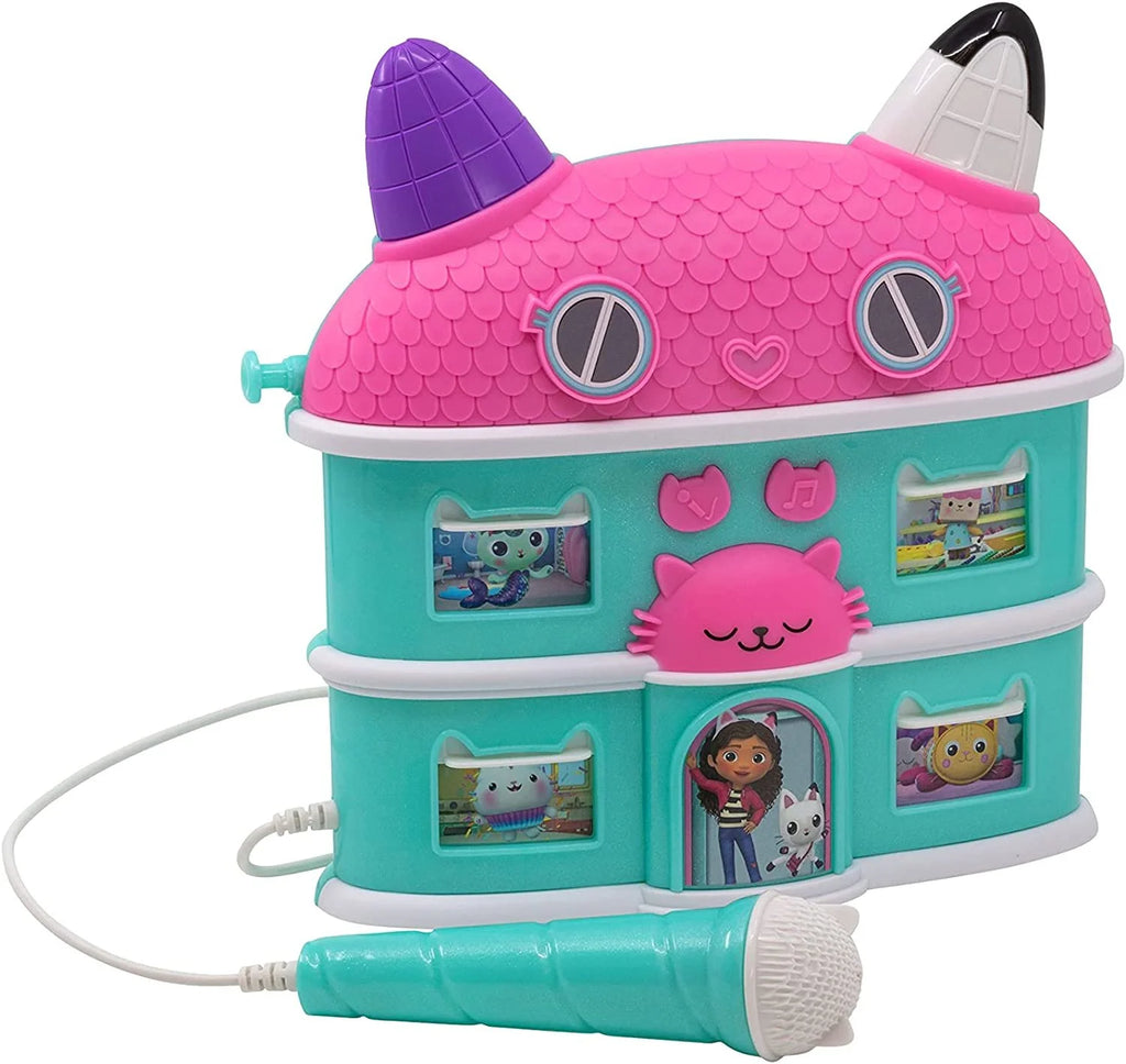 Gabby Sing Along Boom Box Speaker with Microphone, Karaoke Machine with Built in Music and Sound Effects M64657