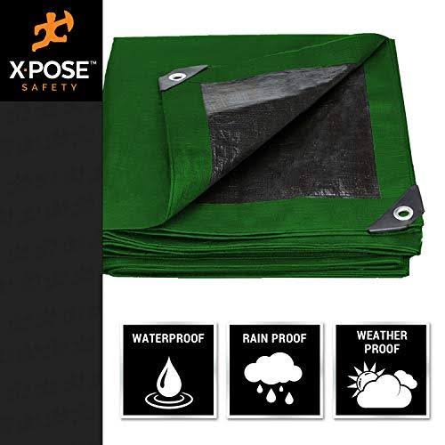 Heavy Duty Poly Tarp 20 Feet x 30 Feet 10 Mil Thick Waterproof UV Blocking F3189