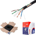 CAT6 1000ft UTP White Ethernet Solid Cable 23AWG O73883