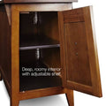 Russet Mission Cabinet End Table R30660