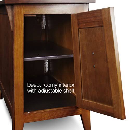 Russet Mission Cabinet End Table R30660