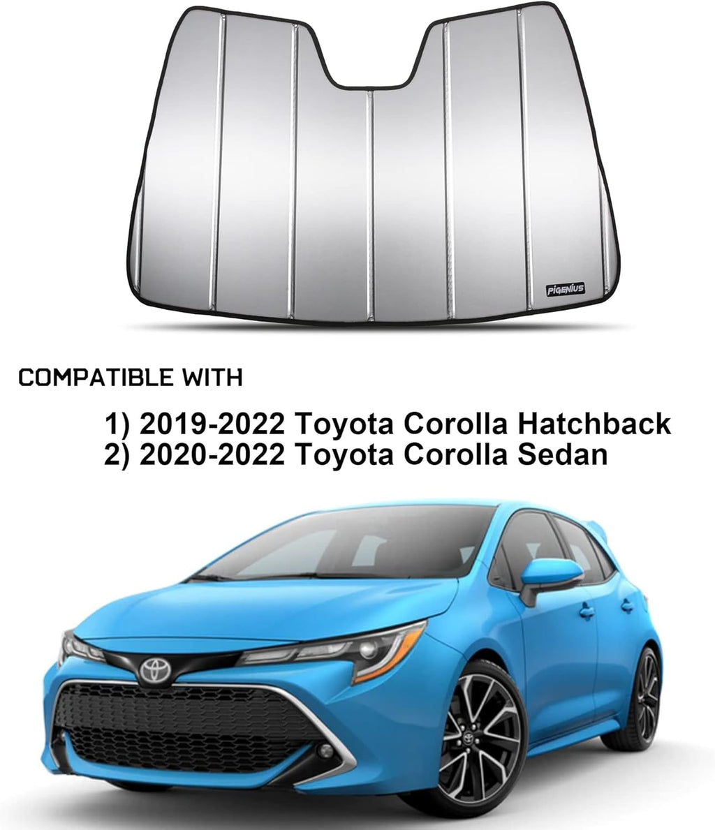 Windshield Sun Shade Pack of 2 for Toyota Corolla U716124