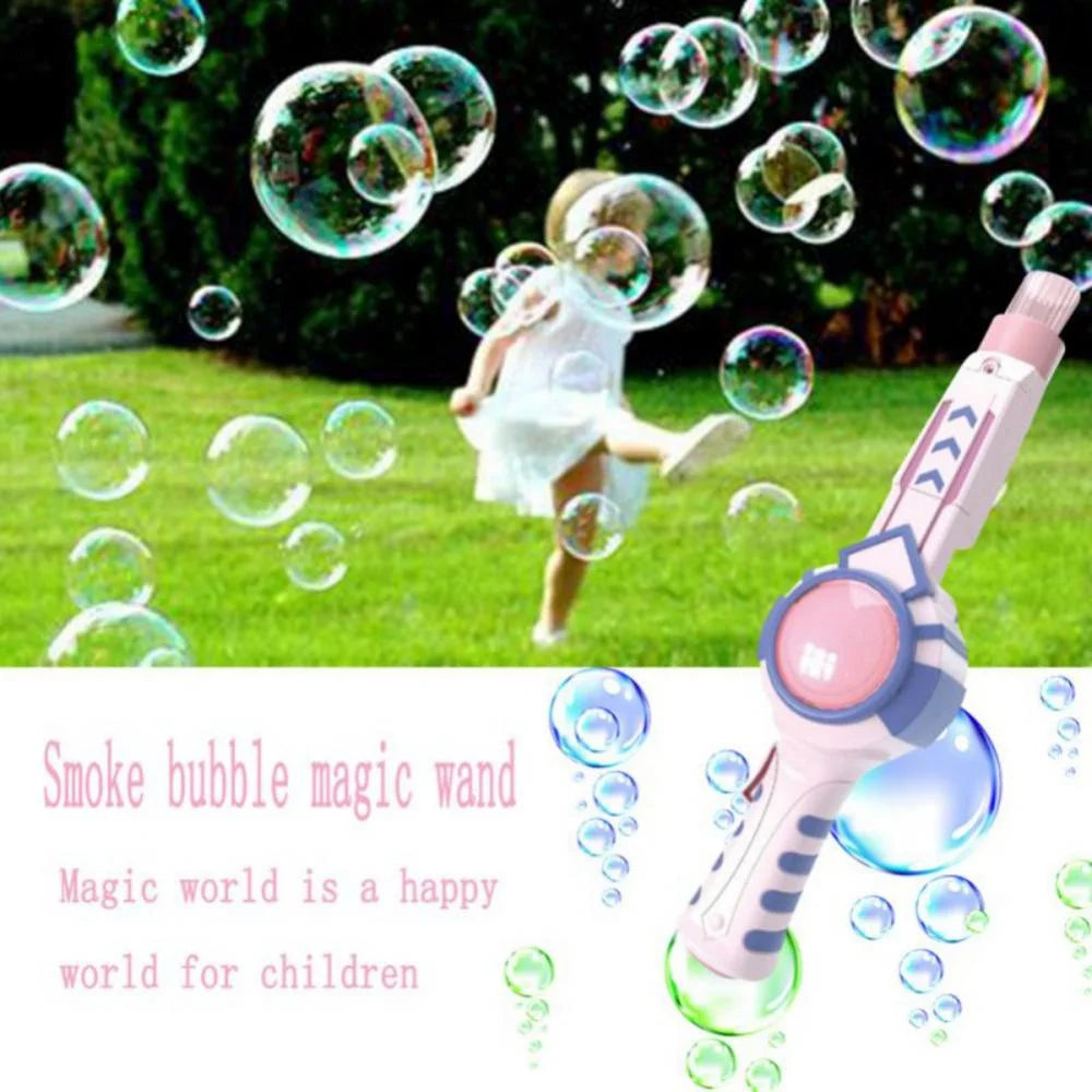 Blue Bubble Fish Electric Bubble Blowing Machine A855028