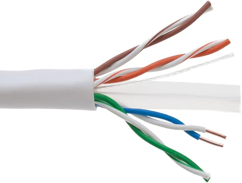 1000ft CAT6 Solid Ethernet LAN UTP 23AWG Network Cable (Gray) H3621