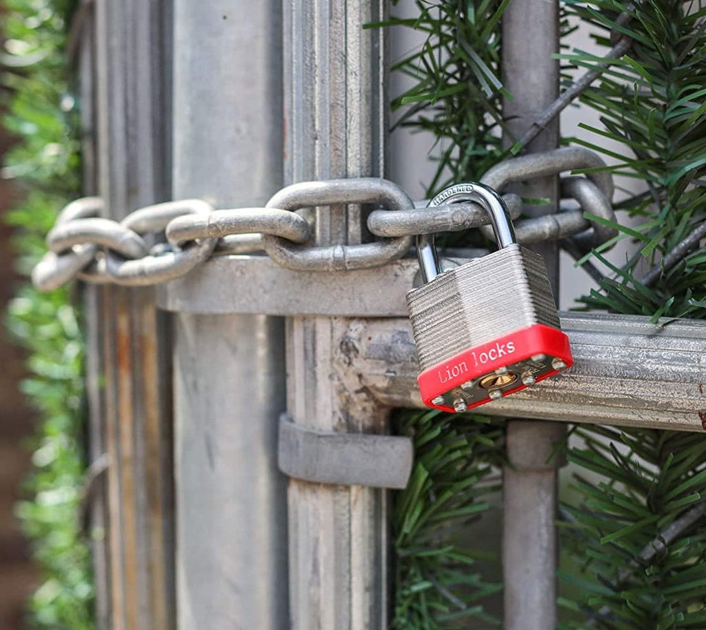 24 Keyed-Alike Padlocks with 1.25” Shackle, 48 Keys, Hardened Steel Case, Brass Cylinder U8325