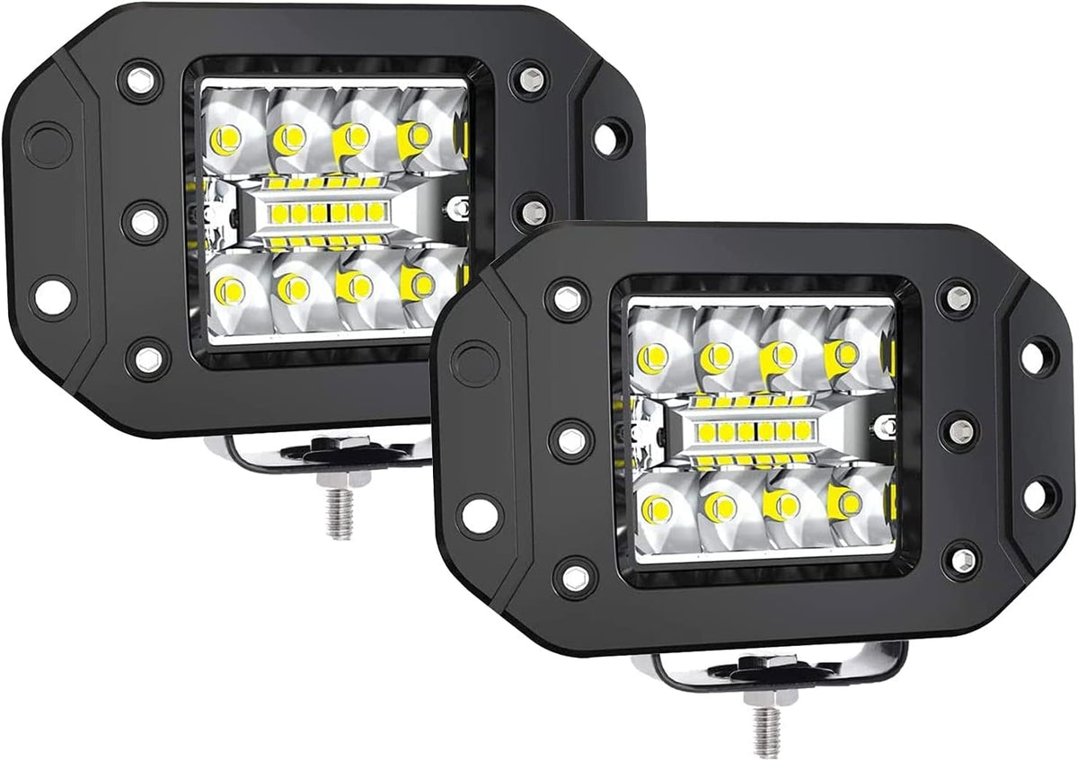 4PCS 42W LED Light Pods Spot Flood Combo Beam Work Light H698747