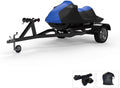Blue/Black Trailerable Jet Ski Cover with Trailer Straps and Storage Bag A3129