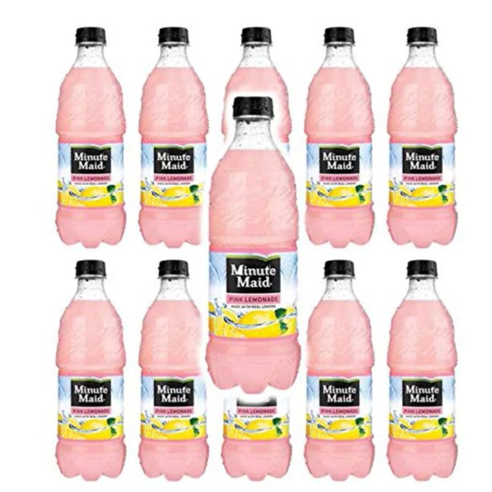 Pink Lemonade Juice Drink 20oz Bottles, 24 Units F28459