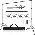 10 x 10 ft Heavy Duty Adjustable Backdrop Support System Kit with Carry Bag N393