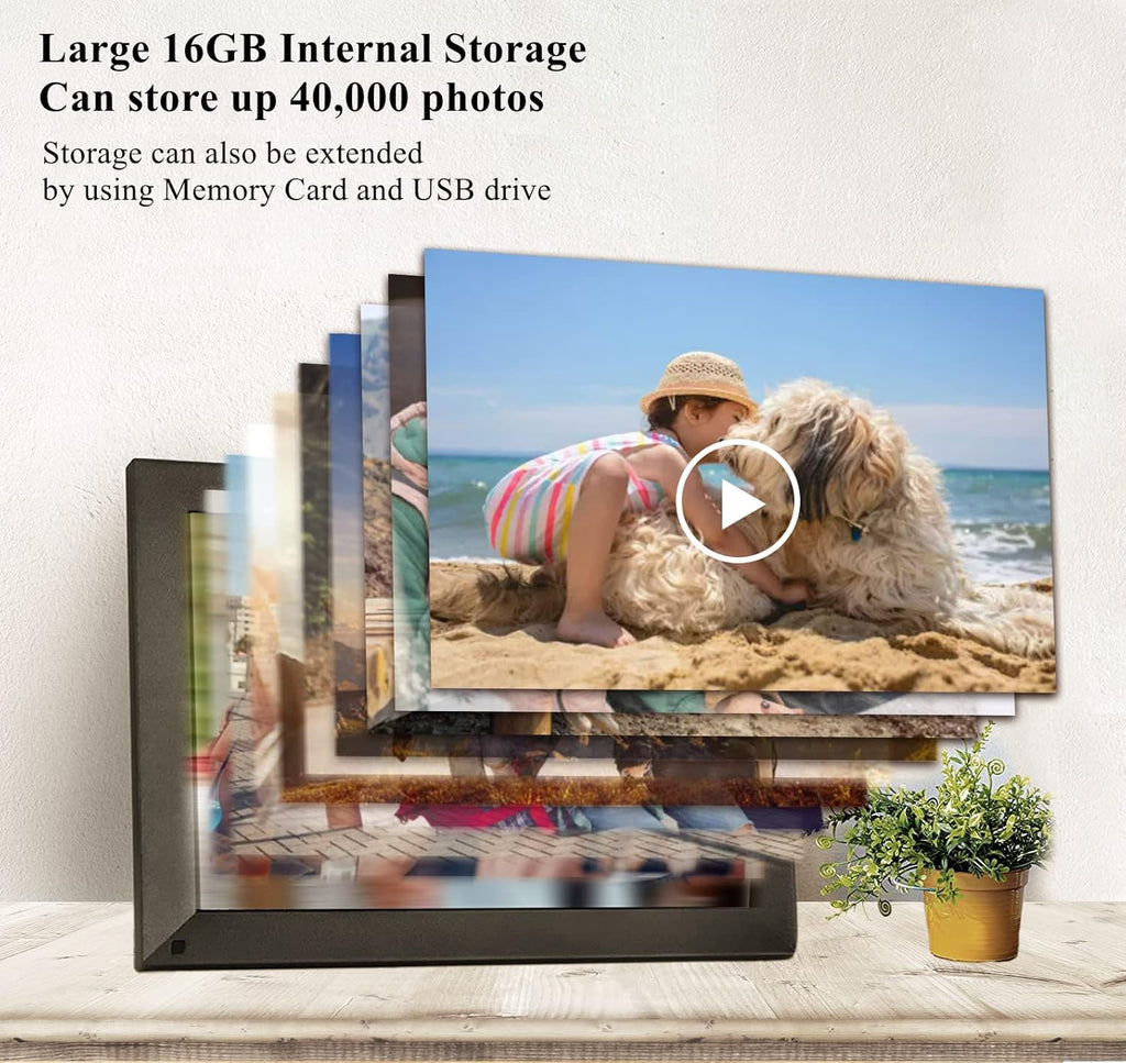 10.1 inch WiFi Digital Photo Frame with Touch Screen T314