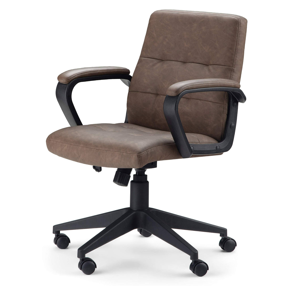 Distressed Brown Swivel Executive Office Chair J59527