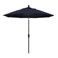 Bronze/Pacifica/Navy Blue Aluminum Market Umbrella V280