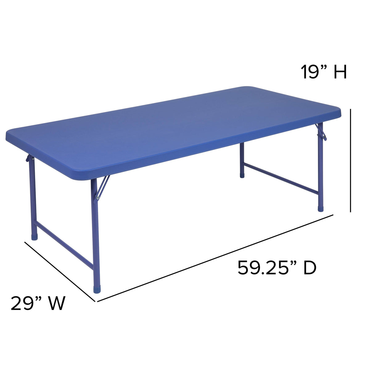 Granite White Plastic Folding Table C7428