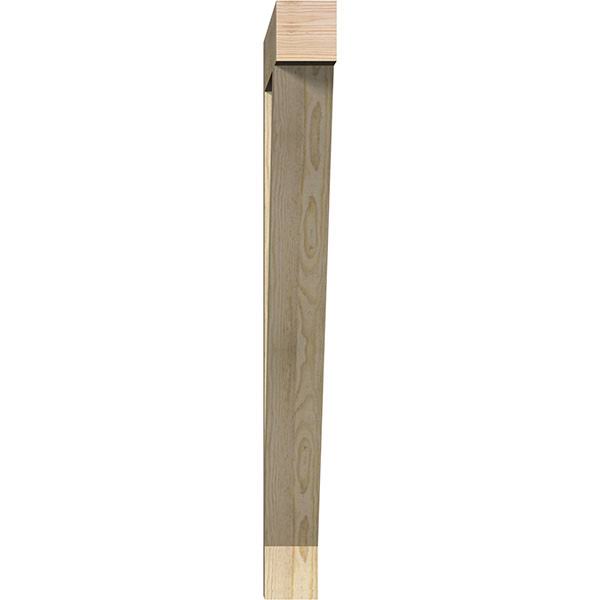 Traditional Block Rough Sawn Bracket, Douglas Fir N721349