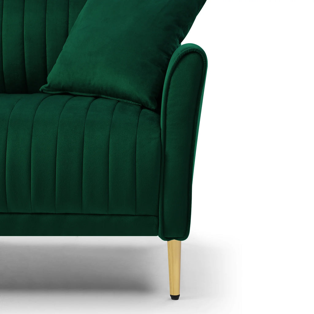 Green Velvet Accent Chair W378196