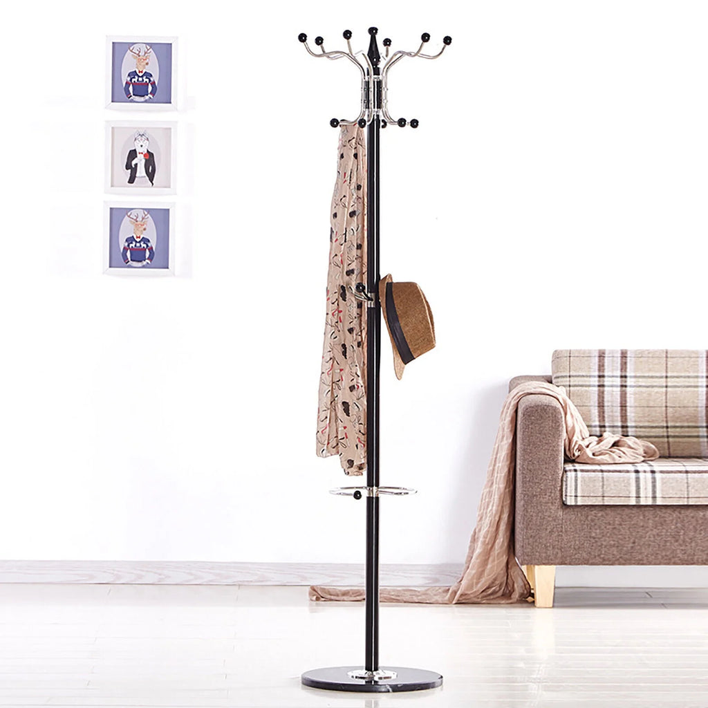 Metal Coat Rack with Umbrella Holder F12781