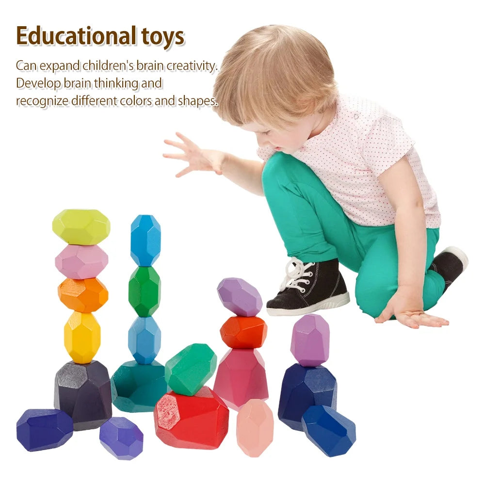 Wooden Building Blocks Set W503136