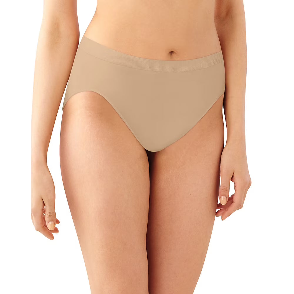 3-Pack Nude Microfiber Hi-Cut Panty S87916