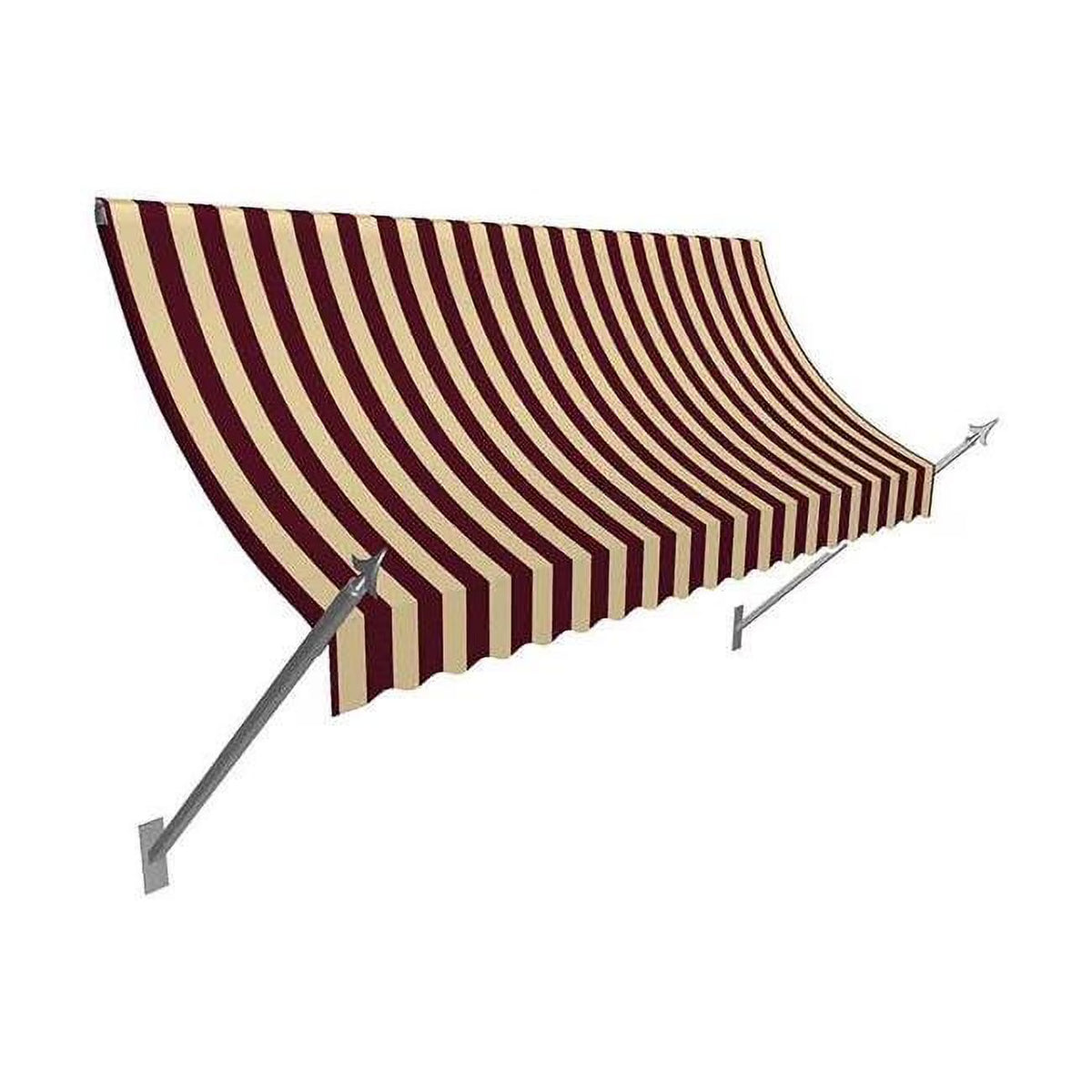 Burgundy & Tan Awning Y101