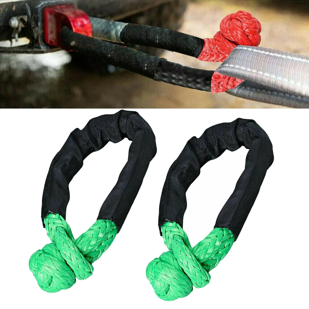 Soft Shackle 1/2" 38000lbs Breaking Strength 4X4 Truck Climbing Boating B585393